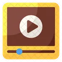 Online Video Videostream Internet Video Icon