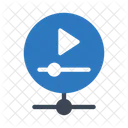 Video Teilen Netzwerk Symbol