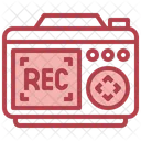 Vidoe Recording Video Cameras Film Icon