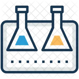 Vidraria de laboratório  Ícone