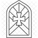 Vidriera De Borde Fino Icono