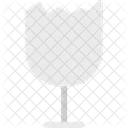 Vidrio Fragil Material Icono