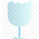Vidrio Fragil Material Icono