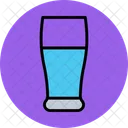 Vidrio Agua Bebida Icon