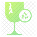 Vidrios Rotos Vidrio Reciclaje Icono