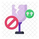 Vidrios Rotos Fragiles Vidrio Icono