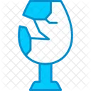 Vidrios Rotos Rotos Fragiles Icono