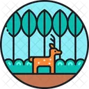 La Vie Sur Terre Le Cerf Lanimal Icône