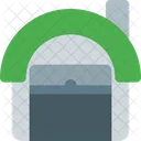 Viehstall offen  Symbol