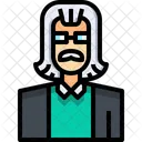 Anciano Anciano Persona Icono