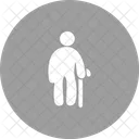 Viejo Hombre Humano Icon