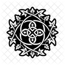 Simbolo De Vid Mandala Motivo Icono
