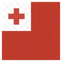 Tonga Drapeau Cercle Icône