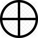 Quartal Kreisdiagramm Grafik Symbol