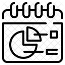 Viertel Abschnitt Diagramm Symbol