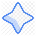 Vierzackiger Stern Schiessscheibe Gewehrscheibe Symbol