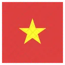 Vietna Bandeira Ícone