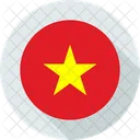 Vietnam South Flag Icon