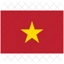 Flag Country Vietnam Icon