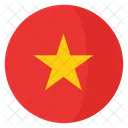 Vietnam Flag Country Icon