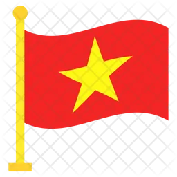 Vietnam Flag Icono