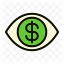 Eye Dollar Money Icon