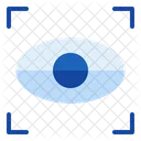 View Eye Background Icon