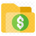 Folder Money Dollar Icon