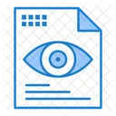 View Page View Document Eye Icon