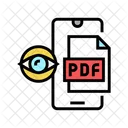 Reading Pdf File Icon