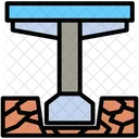 Viga Coluna Suporte Estrutura Ícone