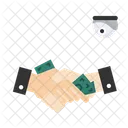 Conjunto De Iconos Planos De Corrupcion Y Castigo Los Iconos Se Crean En Una Cuadricula De Pixeles De 48 X 48 Pixeles Disfrutemos Por Favor Icono
