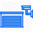 Vigilancia De Almacen Camara De Descenso Almacen Icono