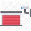 Vigilancia De Almacen Camara De Descenso Almacen Icono