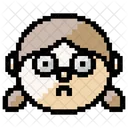 Girl Face Suspicion Icon
