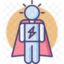 Vigilante Super Heroi Homem Poderoso Ícone