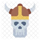 Viking Skull Skull Helmet Warrior Skull Icon