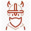 Guerrero Arma Batalla Icono