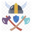 Viking Guerra Arma Icono