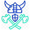 Viking Guerra Arma Icono