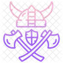 Viking Guerra Arma Icono