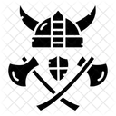 Viking Guerra Arma Icono