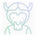 Vikingo Halloween Disfraz Icono