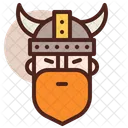 Vikingo Guerrero Batalla Icono