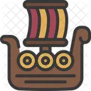 Viking Barco Vikingos Icono