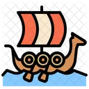 Viking Barco Guerrero Icono