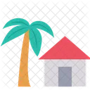 Beach House Home Icon