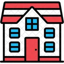 Villa Haus Eigentum Zuhause Symbol