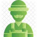 Villager Farmer Asian Icon
