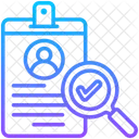 Vindication Identity Id Card Icon
